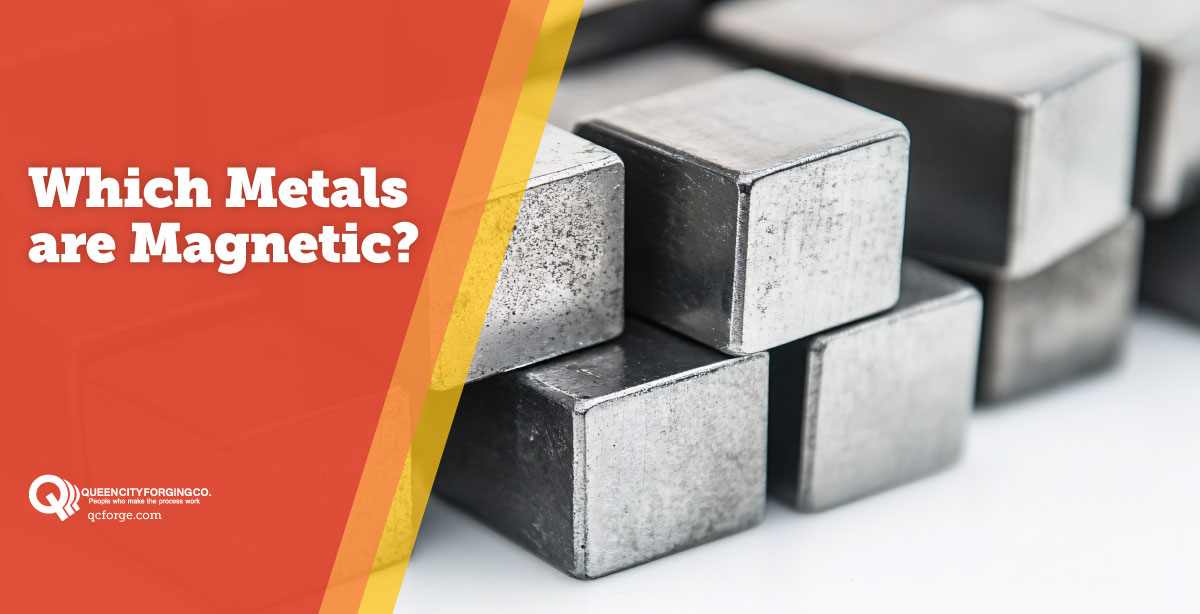 Stacked metal magnetic blocks