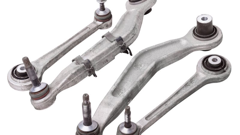 Curved metal chassis arm lever – suspension repair Curved metal chassis arm lever - suspension repair