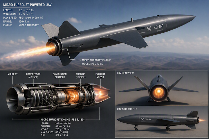 Micro Turbojet Powered UAV Micro Turbojet Powered UAV